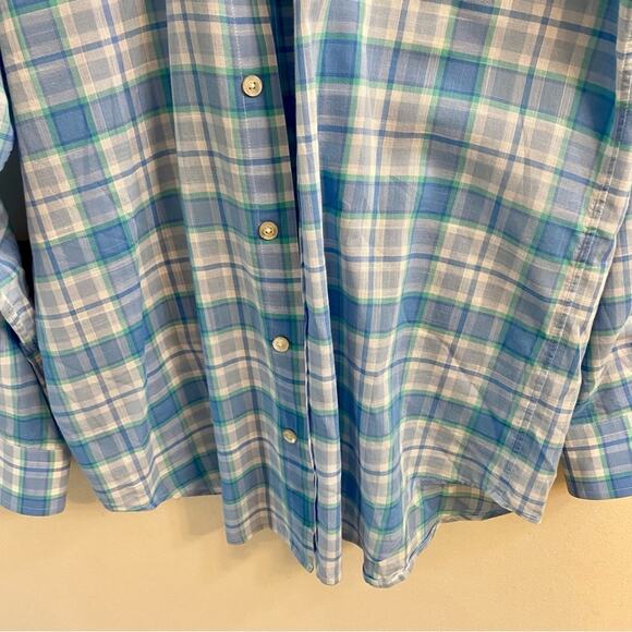 Vineyard Vines Plaid Long Sleeve Button Down 100% Cotton Tucker Shirt Mens Small - Picture 2 of 16